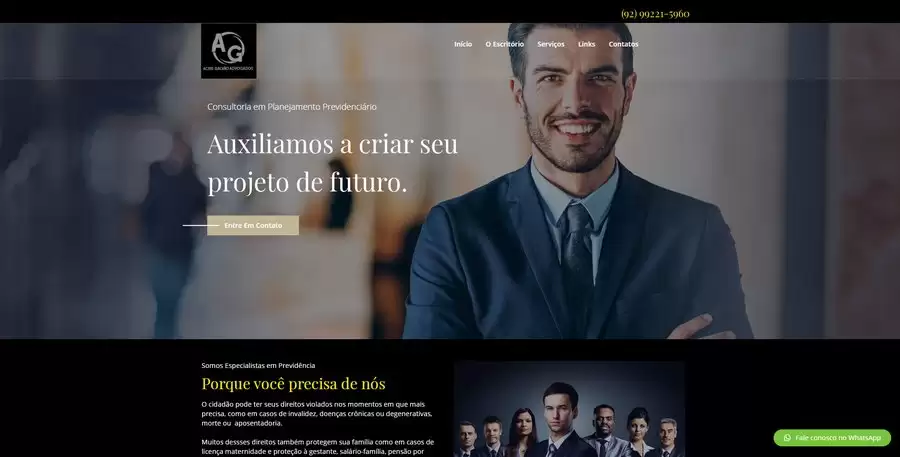 Criação de site para escritório jurídico Acris Galvão Advogados Site Profissional Acris Galvao Advogados.jpg